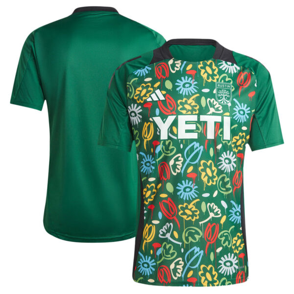 Austin FC 2024 One Planet Pre-Match Top - Green