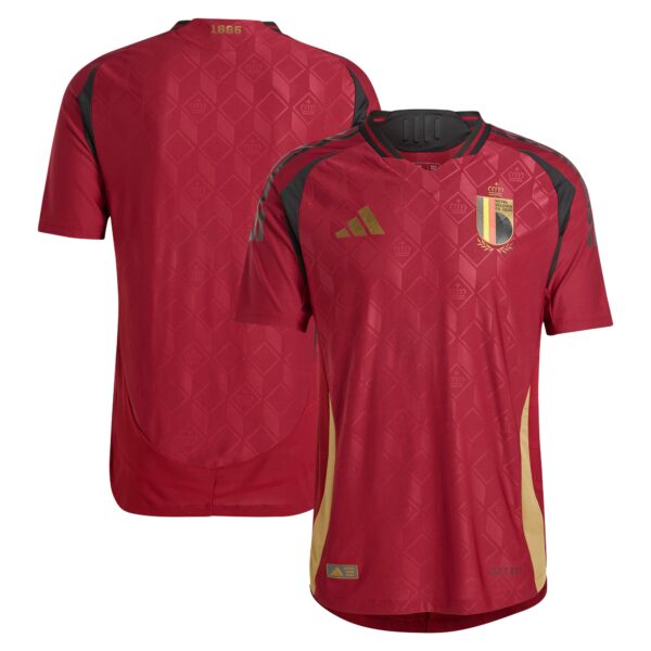 Belgium National Team 2024 Home Authentic Jersey - Burgundy