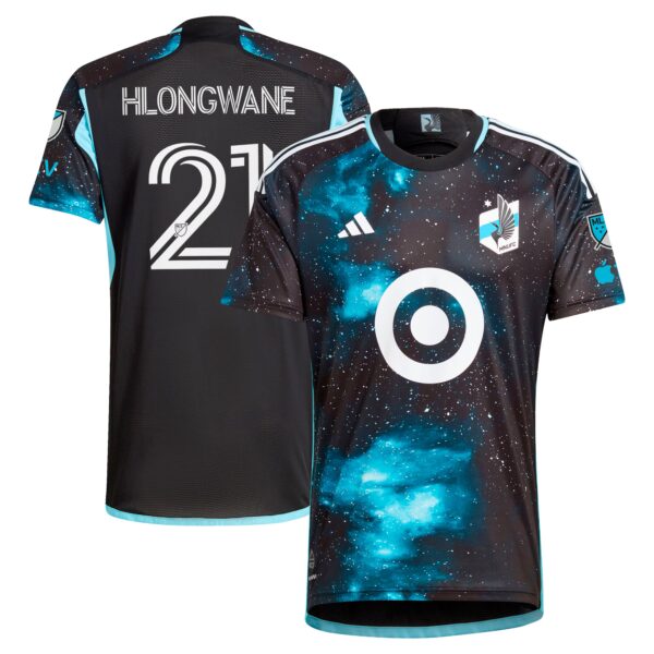 Bongokuhle Hlongwane Minnesota United FC 2024 Starry Night Authentic Player Jersey - Black