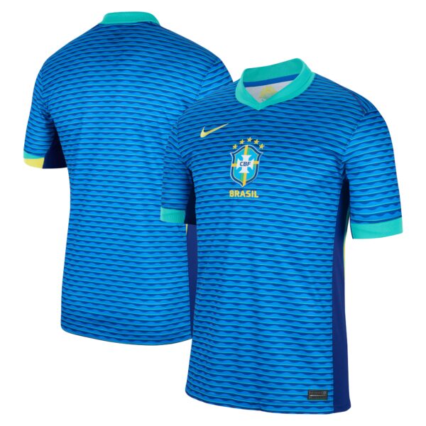 Brazil National Team 2024 Away Stadium Fan Version Jersey - Blue