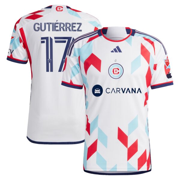 Brian Gutiérrez Chicago Fire 2024 A Kit For All Authentic Player Jersey - White