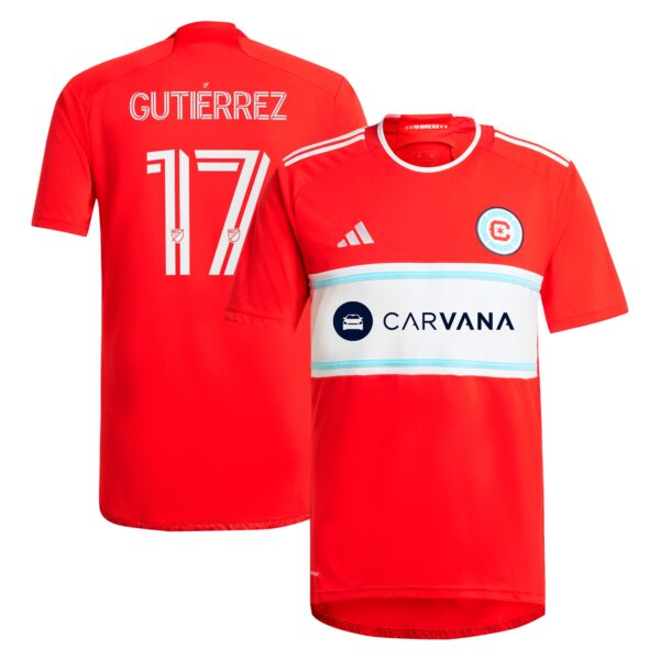 Brian Gutiérrez Chicago Fire 2024 Return To Red Fan Version Player Jersey - Red