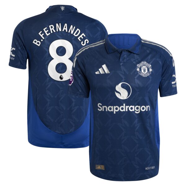 Bruno Fernandes Manchester United 2024/25 Away Authentic Player Jersey - Navy