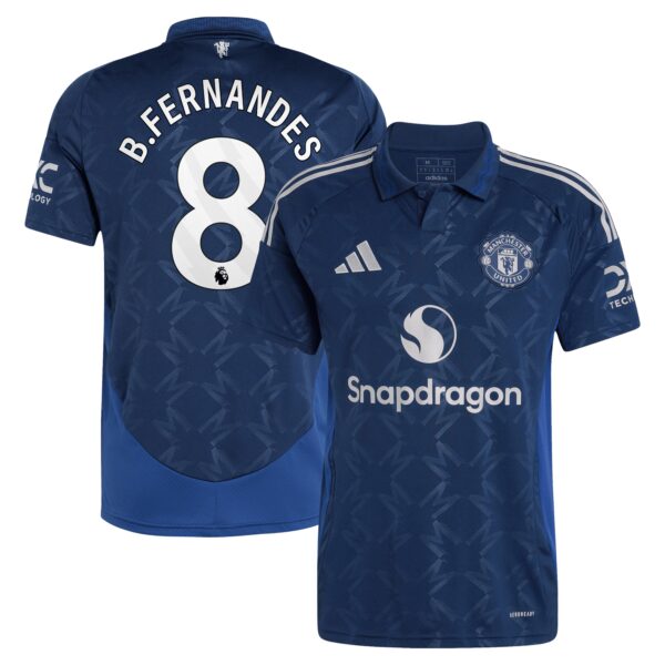 Bruno Fernandes Manchester United 2024/25 Away Fan Version Player Jersey - Navy