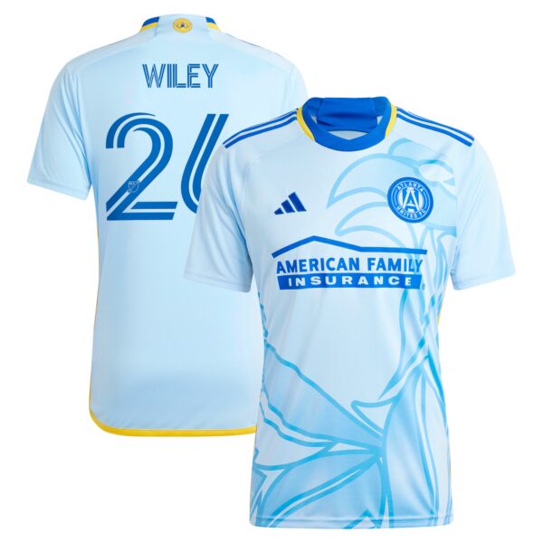 Caleb Wiley Atlanta United FC 2024 The Resurgens Kit Fan Version Player Jersey - Light Blue