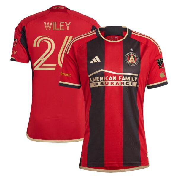 Caleb Wiley Atlanta United FC 2024 The17's Kit Authentic Player Jersey - Black