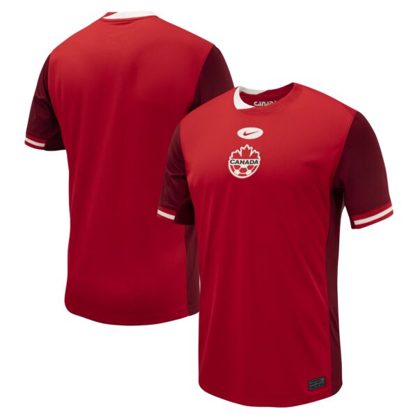 Canada Soccer Men's 2024 Home Fan Version Jersey - Red