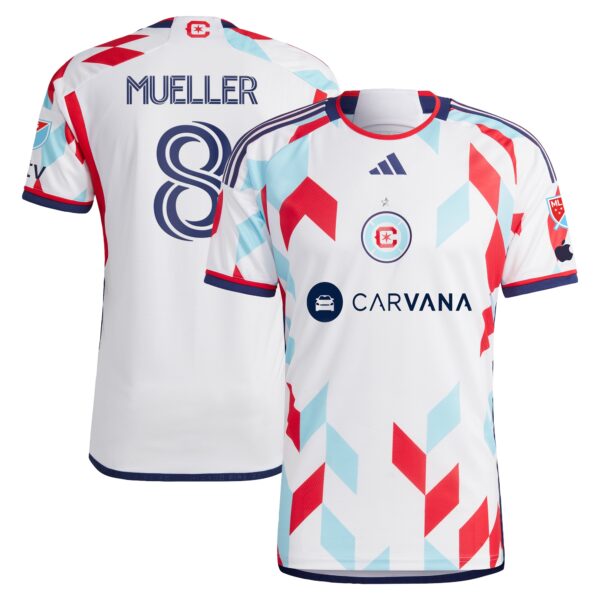 Chris Mueller Chicago Fire 2024 A Kit For All Authentic Player Jersey - White