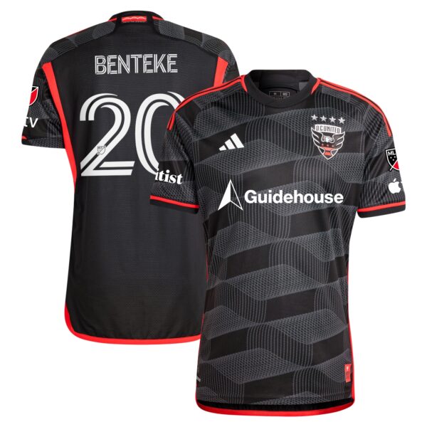 Christian Benteke D.C. United 2024 The Icon Kit Authentic Player Jersey - Black