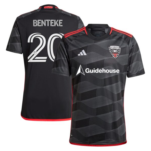 Christian Benteke D.C. United 2024 The Icon Kit Fan Version Player Jersey - Black