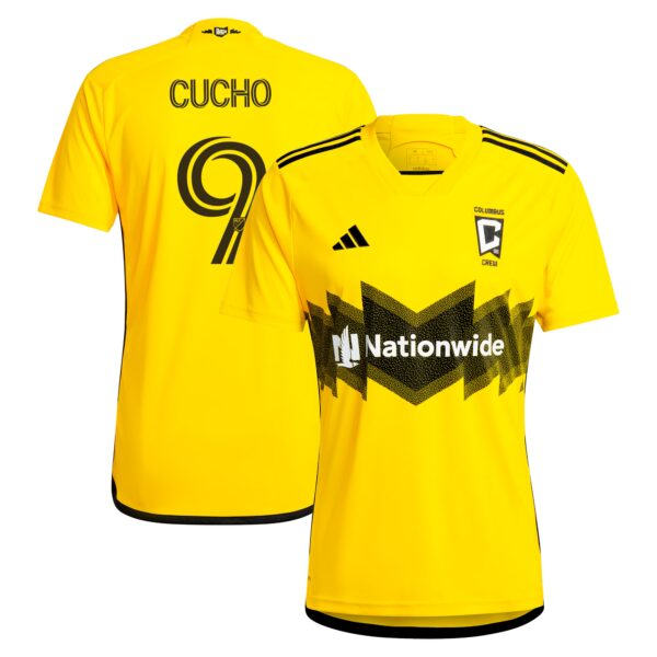 Cucho Hernández Columbus Crew 2024 The Home Kit Fan Version Player Jersey - Yellow