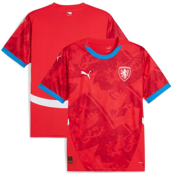 Czech Republic National Team 2024 Home Fan Version Jersey - Red