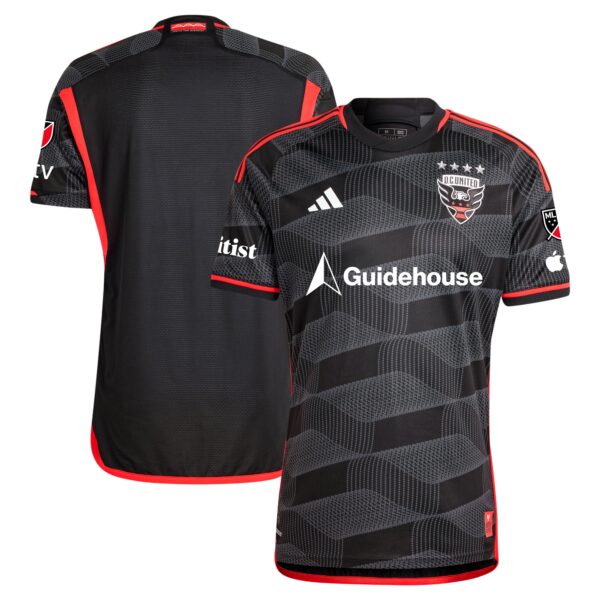 D.C. United 2024 The Icon Kit Authentic Jersey - Black