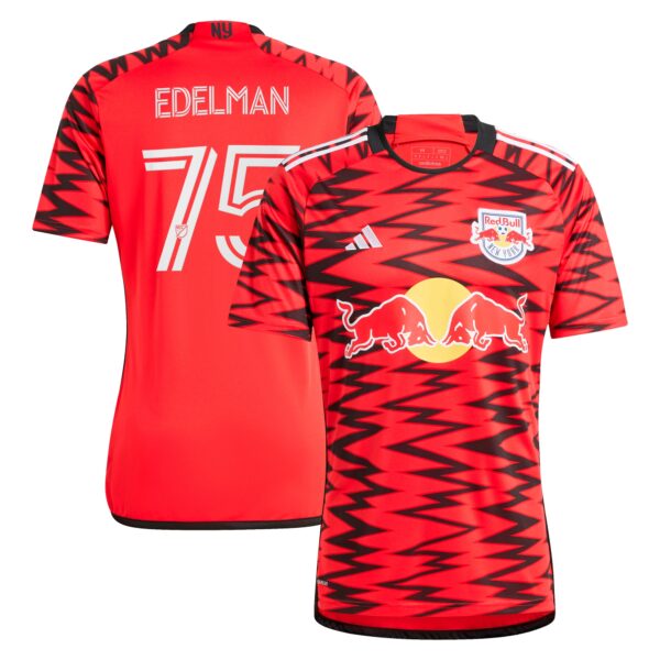 Daniel Edelman New York Red Bulls 2024 Legacy Fan Version Player Jersey - Red