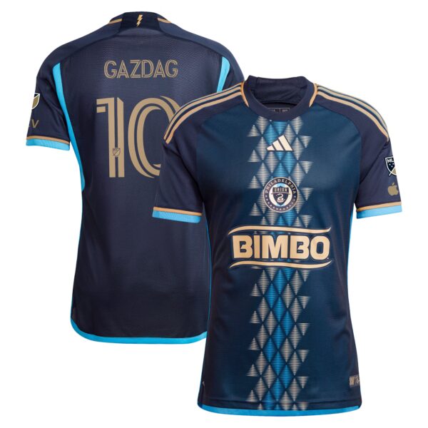 Daniel Gazdag Philadelphia Union 2024 The XV Kit Authentic Player Jersey - Navy