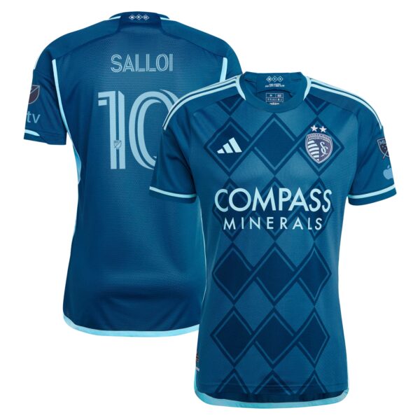 Daniel Salloi Sporting Kansas City 2024 Diamonds Our Forever Authentic Player Jersey - Navy