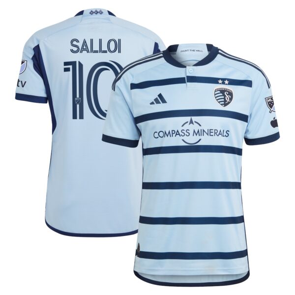 Daniel Salloi Sporting Kansas City 2024 Hoops 4.0 Authentic Player Jersey - Light Blue