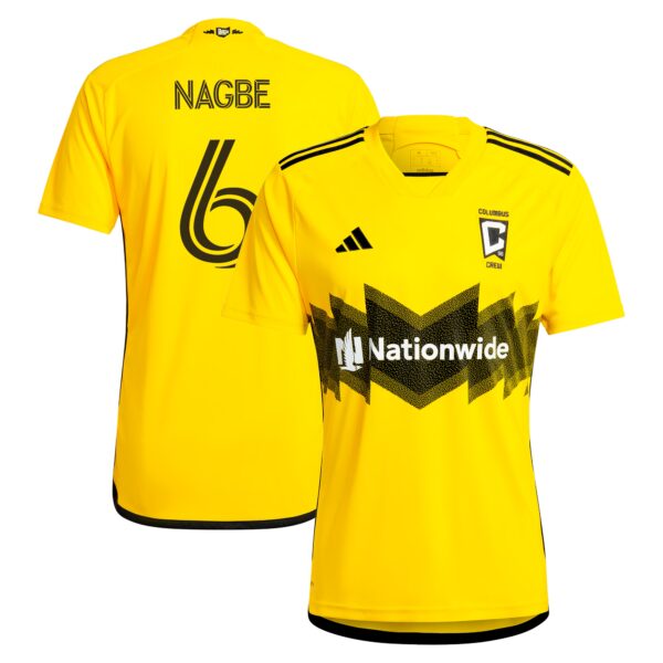 Darlington Nagbe Columbus Crew 2024 The Home Kit Fan Version Player Jersey - Yellow