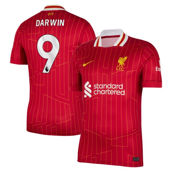 Darwin Núñez Liverpool 2024/25 Home Fan Version Player Jersey - Red