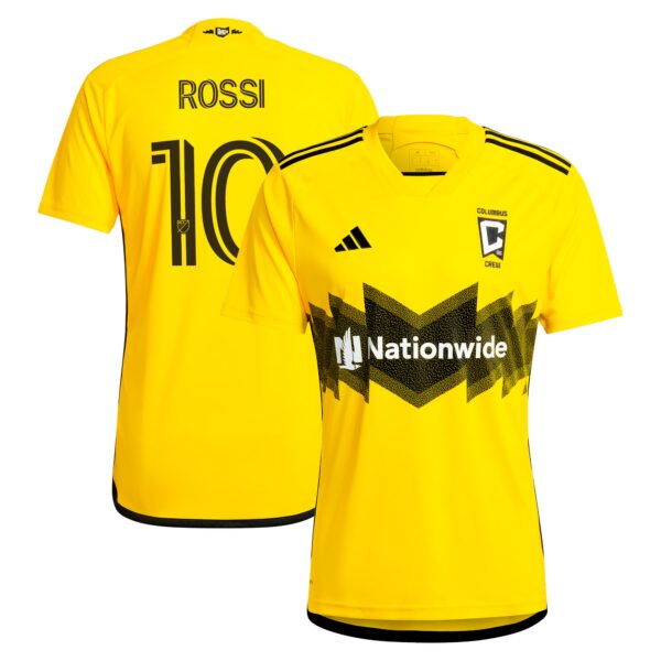 Diego Rossi Columbus Crew 2024 The Home Kit Fan Version Player Jersey - Yellow