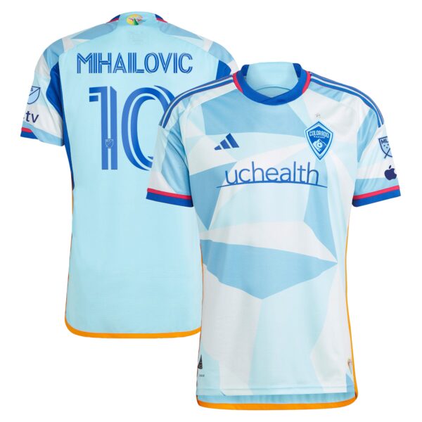 Djordje Mihailovic Colorado Rapids 2024 New Day Kit Authentic Player Jersey - Light Blue