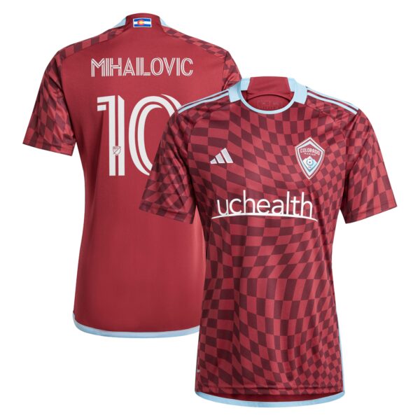 Djordje Mihailovic Colorado Rapids 2024 One Flag Kit Fan Version Player Jersey - Burgundy