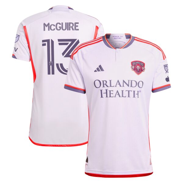 Duncan McGuire Orlando City SC 2024 Legacy Kit Authentic Player Jersey - Purple