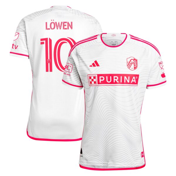 Eduard Löwen St. Louis City SC 2024 The Confluence Kit Authentic Player Jersey - White