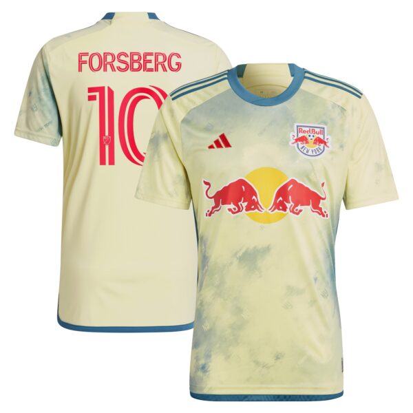 Emil Forsberg New York Red Bulls 2024 Daniel Patrick Kit Fan Version Player Jersey - Yellow