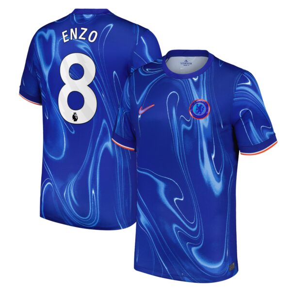 Enzo Fernández Chelsea 2024/25 Home Fan Version Player Jersey - Blue