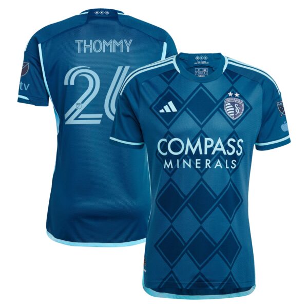 Erik Thommy Sporting Kansas City 2024 Diamonds Our Forever Authentic Player Jersey - Navy