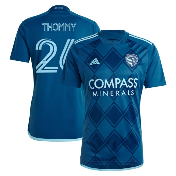 Erik Thommy Sporting Kansas City 2024 Diamonds Our Forever Fan Version Player Jersey - Navy