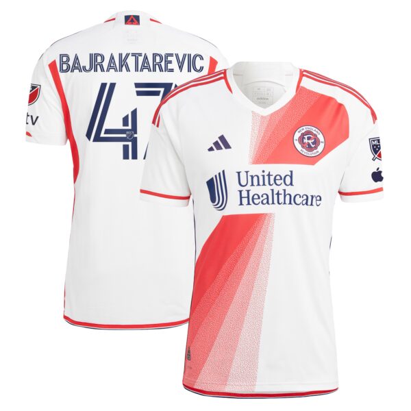 Esmir Bajraktarevic New England Revolution 2024 Defiance Authentic Player Jersey - White