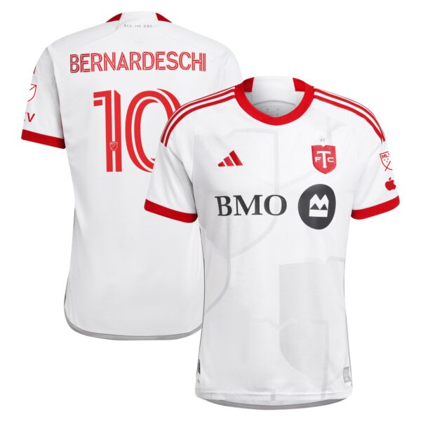 Federico Bernardeschi Toronto FC 2024 GTA Kit Authentic Player Jersey - White