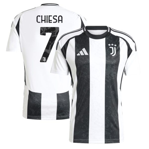 Federico Chiesa Juventus 2024/25 Home Fan Version Player Jersey - White