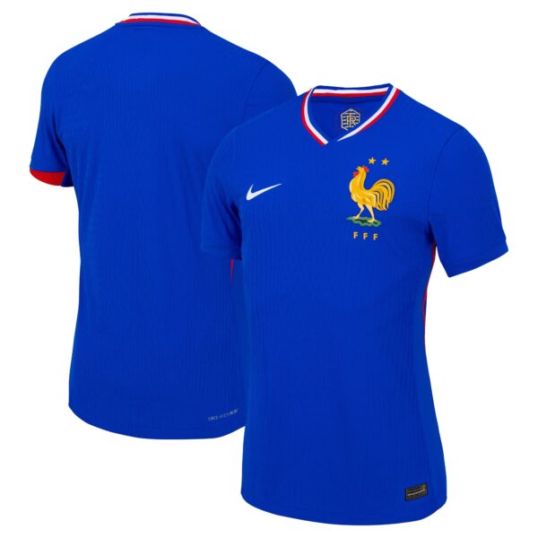 France National Team 2024 Home Authentic Blank Jersey - Blue