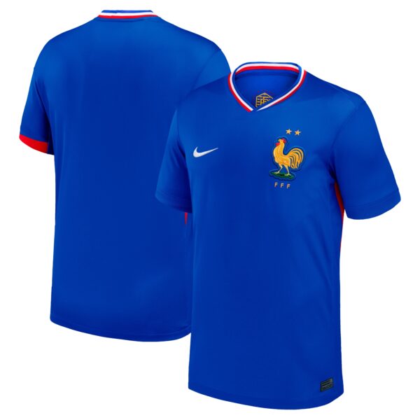 France National Team 2024 Home Fan Version Blank Jersey - Blue