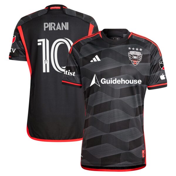 Gabriel Pirani D.C. United 2024 The Icon Kit Authentic Player Jersey - Black