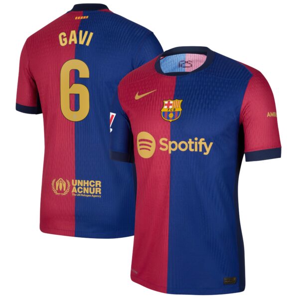 Gavi Barcelona 2024/25 Home Authentic Player Jersey - Royal