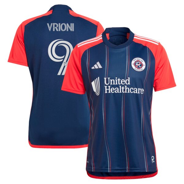 Giacomo Vrioni New England Revolution 2024 Boston Tea Party Fan Version Player Jersey - Navy