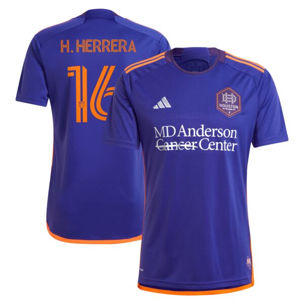 Héctor Herrera Houston Dynamo FC 2024 Still Holdin' Fan Version Player Jersey - Purple