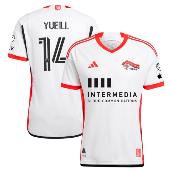 Jackson Yueill San Jose Earthquakes 2024 The 50 Kit Authentic Player Jersey - White