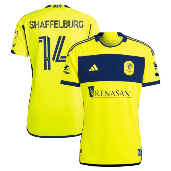 Jacob Shaffelburg Nashville SC 2024 The 615 Kit Authentic Player Jersey - Yellow