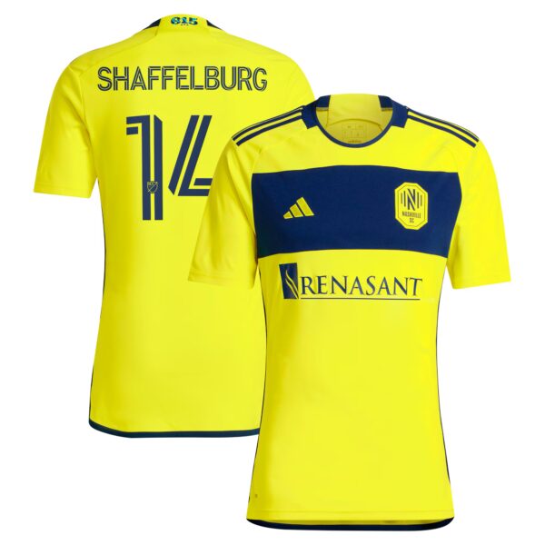 Jacob Shaffelburg Nashville SC 2024 The 615 Kit Fan Version Player Jersey - Yellow