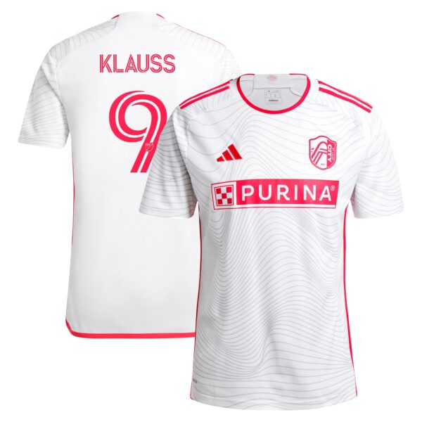 João Klauss St. Louis City SC 2024 The Confluence Kit Fan Version Player Jersey - White