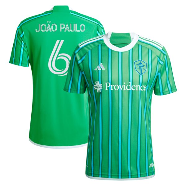 Joao Paulo Seattle Sounders FC 2024 The Anniversary Kit Fan Version Player Jersey - Green