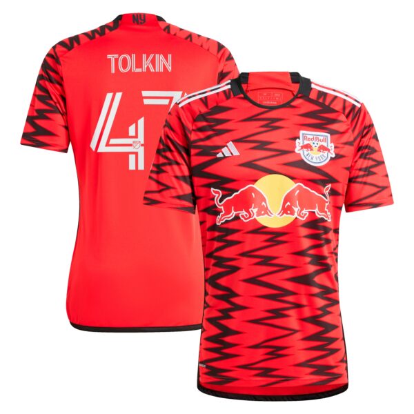 John Tolkin New York Red Bulls 2024 Legacy Fan Version Player Jersey - Red