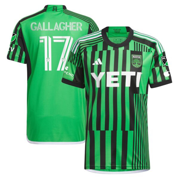 Jon Gallagher Austin FC 2024 Las Voces Kit Authentic Player Jersey - Green