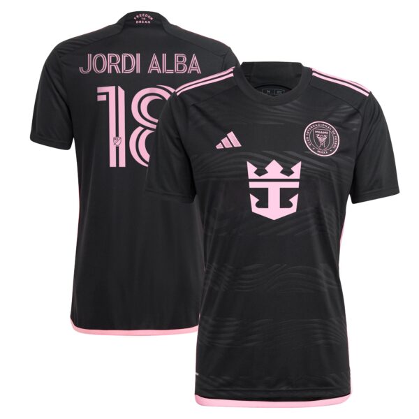 Jordi Alba Ramos Inter Miami CF 2024 La Noche Fan Version Player Jersey - Black