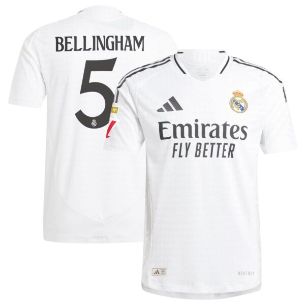 Jude Bellingham Real Madrid 2024/25 Home Authentic Player Jersey - White